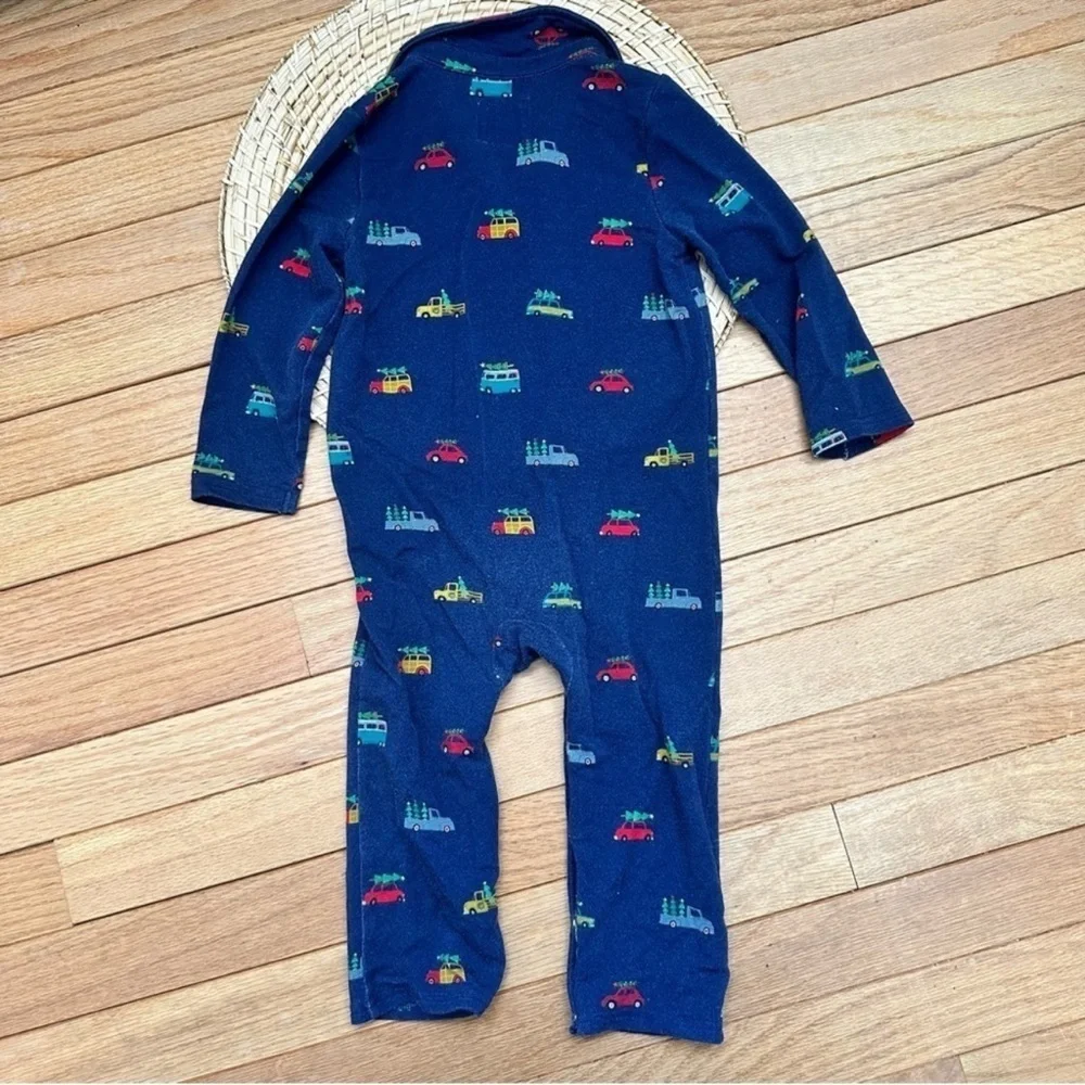 Little Sleepies Play Trees On Cars Long Sleeve Union Suit 12-18 Months
